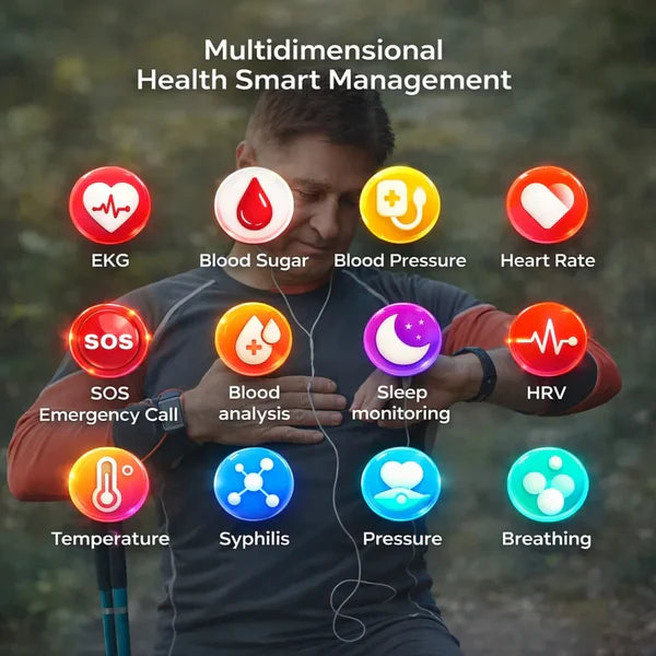 Fleurao™ - With Fall Detection and Blood Glucose measurement